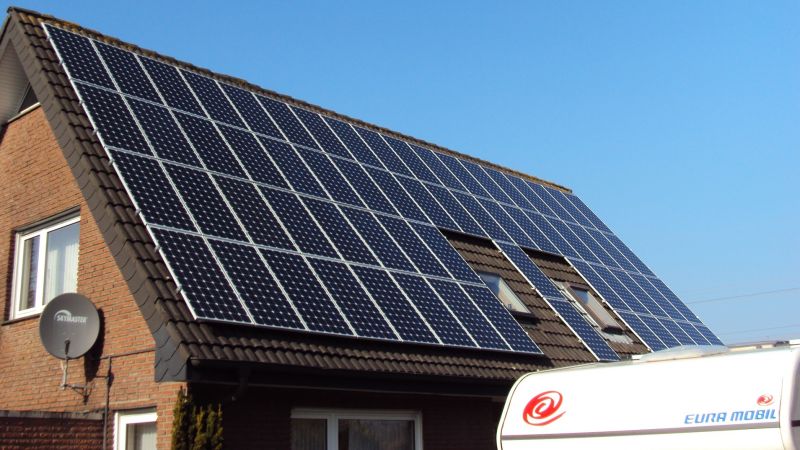Solaranlage Hausdach