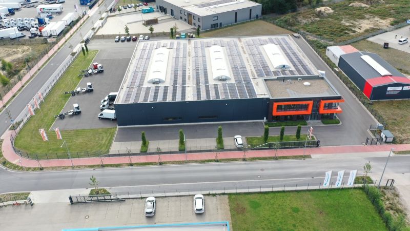 Hydraulik Müller, Rheine Drohnenansicht