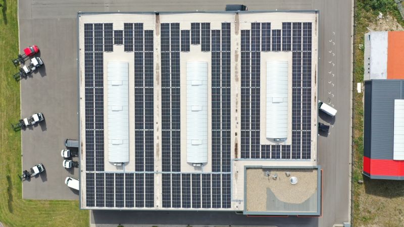 Hydraulik Müller, Rheine PV Hausdach