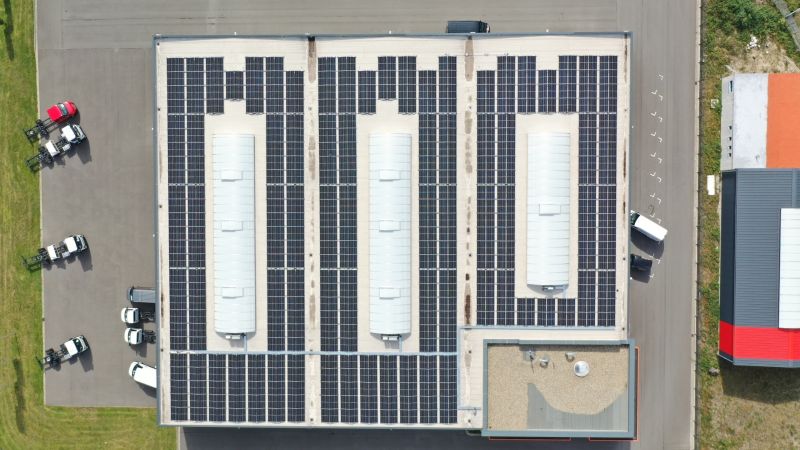 Hydraulik Müller, Rheine PV Hausdach