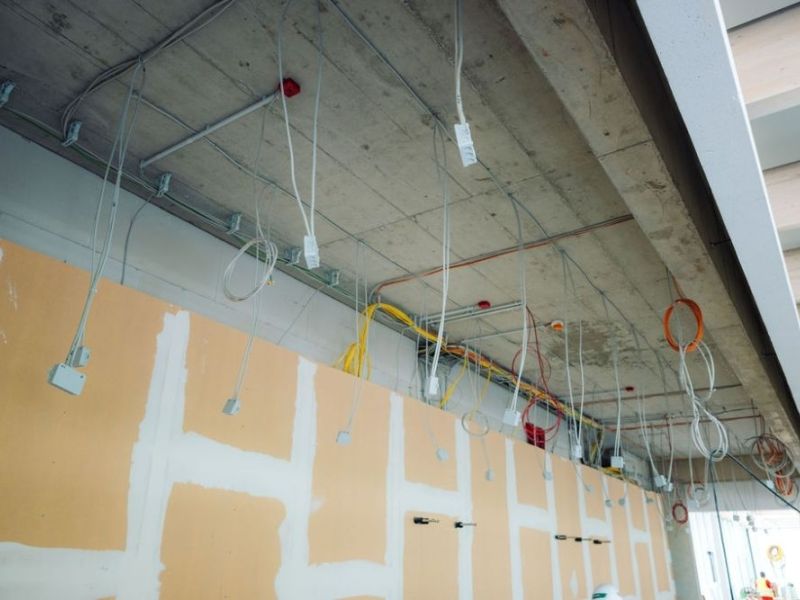Verkabelung Rohbau
