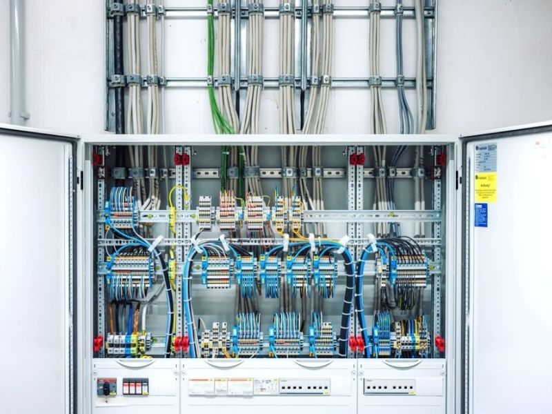 Technikschrank Kabelanschluss