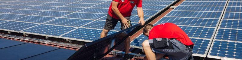 Solaranlage Installation