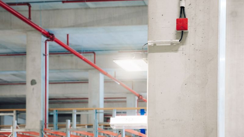 Lagerhalle Verlegung